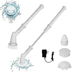 Electric Cleaning Brush,Electric Spin Scrubber Power Brush Floor Scrubber,Cordless Power Shower Cleaner with 3...