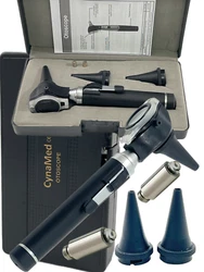 New Professional Diagnostic Otoscope, Specula, and UPGRADED Snap Shut Hard Case with Soft Foam Lining. 2.5v Xenon / LED...