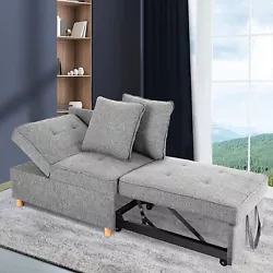 ⭐【Easy to Assemble】The couch bed can assemble without other tools in 10 minutes. About SEJOV love Seat | Chair...