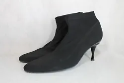 Black pump heels with a thick neoprene sock over it that goes up to the ankles making look like a boot. Item Condition:...