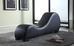 This beautiful modern lounge chaise yoga chair features a modern mid century style. It has a unique curved shape that...