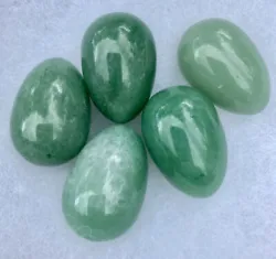 NOTE: The Aventurine crystal eggs you see in my photos are the exact ones you will receive. WEIGHT: 74.8g - total (5...