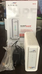 Arris SB6183 Surfboard Docsis 3.0 686 Mbps Cable 16X4 Channels - Wires - Manuals.