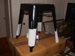 SET OF 2. ORIGINAL OPEN BOX BUT NEVER USED, STILL HAS WRAPPER ON LEGS Materials: Iron Color: Black Includes: TWO(2...