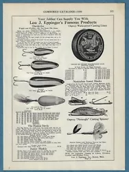 Scarce original print ad from a 1930 trade catalog. This 91-year old ad is in very good condition.