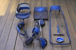 TAYLOR TOT Buggy WINDSTREAM Fender Baby Stroller Walker 1950s COMPLETE. In good condition with some surface rust, but...