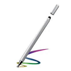 Silver Color Stylus Touch Screen LCD Display Pen Lightweight. Stylus lets you type, tap, double-tap and scroll with...
