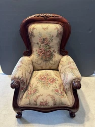 This auction is for a excellent like-new condition Antique Child’s / Doll Victorian Carved Chair. I purchased this...