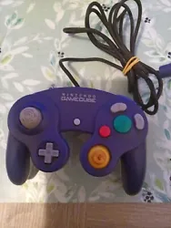 Manette Nintendo GameCube Officielle. Violet/ transparent