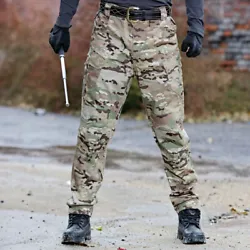 Our Tactical Trousers are not totally waterproof and the waterproof degree is 30%. They will be wet if u wear them in a...