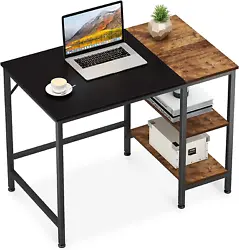 MULTIFUNCTIONAL DESIGN：Our table has a multi-purpose storage function, providing two-layer shelf, which can save...