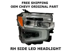 THE ITEM PART NUMBER IS 87828578. YOU ARE VIEWING 2022-2023 OEM CHEVY SILVERADO 1500 FRONT RIGHT PASSENGER SIDE LED...