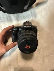 Sony Alpha SLT-A33 14.2MP Digital SLR Camera - Black (Kit w/ DT SAM 18-55mm) + camera bag, without charger