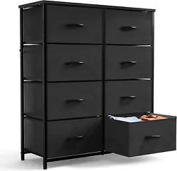 【Multifunction Dresser】 Use stylish storage organizers to find endless organizational possibilities. Easy-pull...