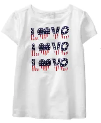 BY GYMBOREECONDITION IS BRAND NEW WITH TAGS Retail Price: $16.95100% Cotton White Graphic Tee Shirt with “Love Love...