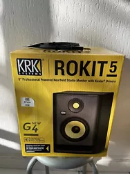 (NEUF) KRK - ROKIT RP5 G4 + cable XLR.