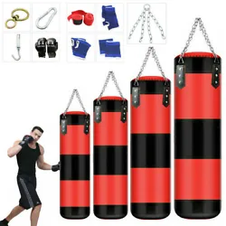1 x Sandbag Chain. . . . . This product is an empty boxing bag that needs to be filled before use.