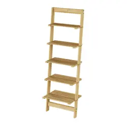 This tall shelving unit can be used to organize and neatly display your belongings. This lightweight shelf conveniently...