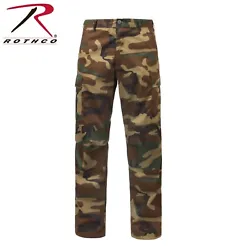 The BDU Pants Are Equipped With Six Utility Pockets Including Two Front Slash Pockets, Two Button Down Back Pockets &...