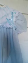 Easter dress Vintage Girl Dress Light Blue Eyelet size 6. Condition is pre-owned in good condition but have normal...