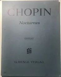 Urtext HENLE VERLAG. Frédéric CHOPIN. Good Condition+. Spine in very good condition.