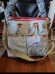 Skip Hop diaper bag - discontinued. This bag is used and has some minor stains, as shown in pictures. Some of the...