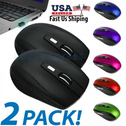 2.4GHz Wireless Optical Mouse Mice & USB Receiver For PC Laptop Computer DPI USA. Mouse type: Wireless Optical Mouse. 2...