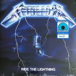 Ride the Lightning Édition limitée Walmart - Exclusive Electric Blue Vinyl. (en point relais).