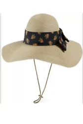 Gucci 2020 Women Beige Straw Floral Bow Headband Wide Brim Hat M/57. GucciStyle ‎628550 3HK82 9268 Crafted from paper...
