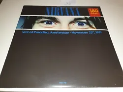 Vinyl 33T - Nirvana - Live At Paradiso,Amsterdam Novembre 25th 1991 - Neuf.   Vous achetez ce que vous voyez sur la...