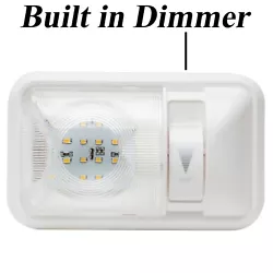 RV 12v Interior DIMMABLE Single Dome LED Ceiling Light Free Shipping Ships Same Or Next Business Day ---RV, Marine &...