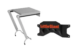 Ladder Storage rack holds ladders up to 75 lbs. Work Platform doubles as a comfortable standing platform or tool...
