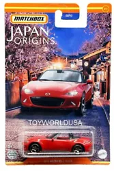 2022 Matchbox Japan Origins Die-Cast Car. Collectible series issue 2022 Matchbox Japan Origins. Matchbox Mainline Cars.