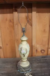 For sale is this antique hand painted lamp. The lamp is in great condition for its age.