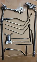 Giulianotti Iron Intern Retractor System For Robotic Surgery.in excellent condition. 4,491,435 iron elbow. 3/swinger...