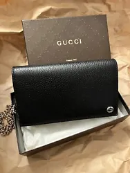 Brand new authentic GUCCI crossbody wallet with detachable chain Comes with dust bag and boxNo returns. This is brand...