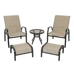 Creates a wonderful place to relax on your deck, patio, porch, garden, and other outdoor areas. The set features two...