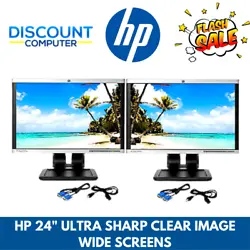 FeaturesDual Monitor, Widescreen. HP Computers. Product LineUltra Sharp. High-resolution Wide Screen 24