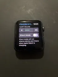 Apple Watch 7000 Series 42MM Aluminum Case Composite A1554. Watch comes with a generic charging cord but no band. Will...