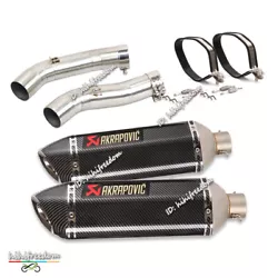 For Yamaha YZF R1 2004 2005 2006 Years. Type: 2 Middle Link Pipe + 2 Muffler Pipes. 2 x Middle Link Pipe ( Right & Left...