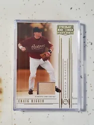 Craig Biggio 2005 Donruss Prime Patches MLB Relic Bat Card Astros 60/150.