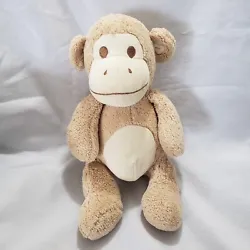 Frolics Tan Monkey 12 Inch Plush Stuffed Animal Home Goods Curly Cotton.  Soft and cuddly tan monkey plush stuffed...