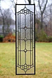 These handcrafted panels can be hung in a window, glass door, inserted into wood doors, or integrated as a room...