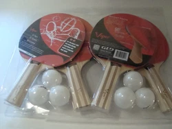 Viper table tennis rackets are made of the highest quality wood and rubber. 1.5mm Sponge (greater spin and speed)....