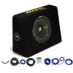 Genuine CompC Subwoofer. Embroidered KICKER Logo. - Fuse Holders. Subwoofer Exception : Our warranty does not cover...