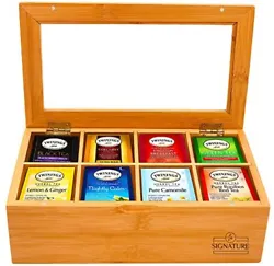 This tea bag box will make a great luxury tea gift for tea lovers. Versatile and Functional Tea Holder Perfect for...