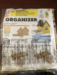 Home Depot Kids Workshop DIY Wood Activity Desk Organizer Kit. Condition is 