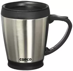 About The Product: The Copco Stainless Steel Desktop Coffee Mug is a unique insulated travel mug that is designed for...