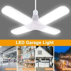 Fit for Lamp Interface: E27. 1 x LED Garage Light. Can freely adjust the deformation angle, suitable for various...