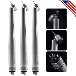 NSK PANA MAX Type Dental 45 Degree Surgical High Speed Handpiece 4 Holes. Air Exhausted Throw at the Back of Handpiece...